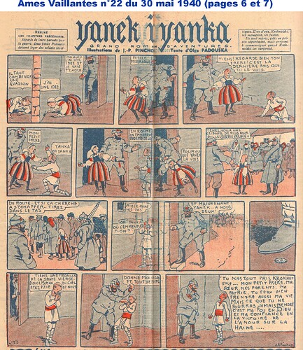 Ames Vaillantes 1940 - n°22 - 30 mai 1940 - pages 6 et 7 (cadré)