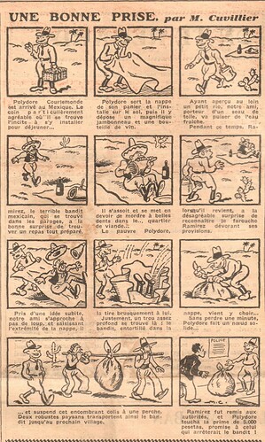 Coeurs Vaillants 1934 - n°3 - page 8 - Une bonne prise - 14 janvier 1934