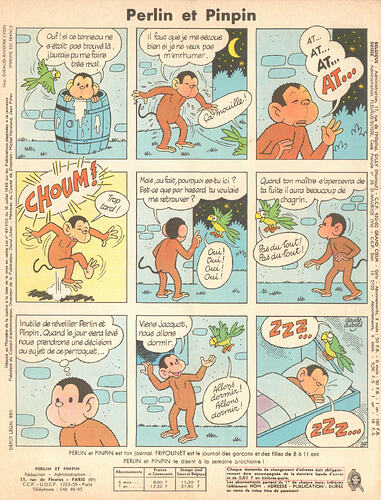 Perlin et Pinpin n°16 du jeudi 21 avril 1966