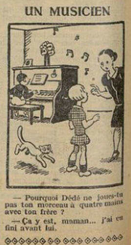 Fillette 1931 - n°1210 - page 6 - Un musicien - 31 mai 1931