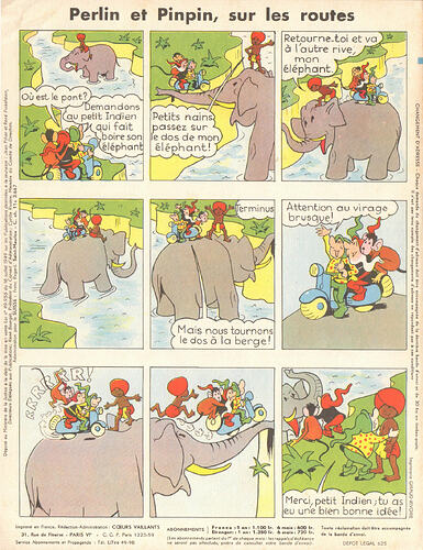 Perlin et Pinpin 1958 - n°30 - 27 juillet 1958 - page 8