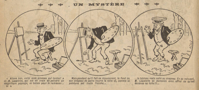 Pierrot 1926 - n°4 - page 2 - Un mystère - 17 janvier 1926