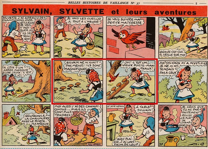 Fripounet et Marisette 1953 - n°37 - Sylvain et Sylvette - 13 septembre 1953 - page 5