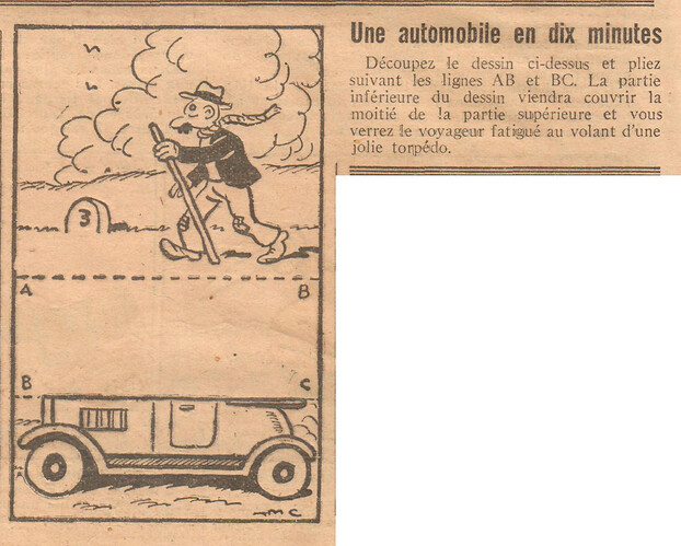 Coeurs Vaillants 1935 - n°22 - page 2 - Une automobile en dix minutes - 2 juin 1935