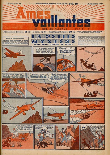 Ames Vaillantes 1939 - n°44 - 2 novembre 1939