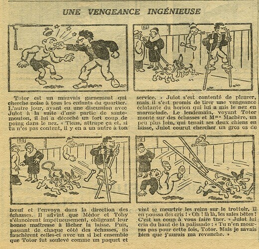 Cri-Cri 1930 - n°615 - page 14 - Une vengeance ingénieuse - 10 juillet 1930