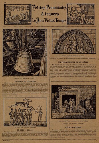 Lisette 1935 - n°4 - page 10 - Petites promenades à travers le bon vieux temps - 27 janvier 1935