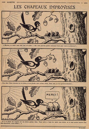 Lisette 1931 - n°10 - page 5 - Les chapeaux improvisés - 8 mars 1931