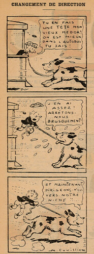 Pierrot 1935 - n°47 - page 2 - Changement de direction - 24 novembre 1935