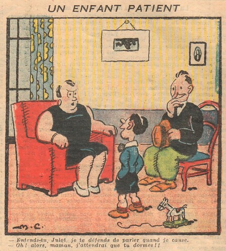 Almanach National 1933 - 37 - vendredi 7 juillet 1933 - Un enfant patient