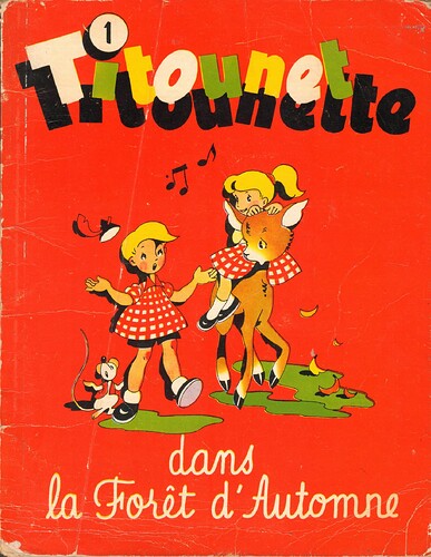 Titounet et Titounette - n°1 - Dans la forêt d'Automne - 3e trim 1958 - couverture