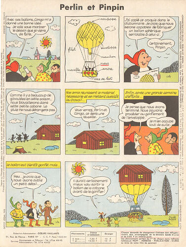 Perlin et Pinpin n°12 du jeudi 19 mars 1964