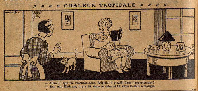 Lisette 1930 - n°15 - page 2 - Chaleur tropicale - 13 avril 1930
