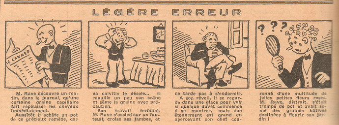 Coeurs Vaillants 1936 - n°45 - page 6 - Légère erreur - 8 novembre 1936