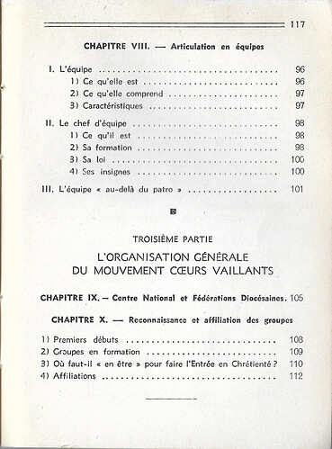 Vitalis n°4 - 1940 - Le mouvement Coeurs Vaillants - principes et organisation - page 117