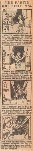 Fillette 1930 - n°1168 - page 7 - Une partie qui finit mal - 10 août 1930