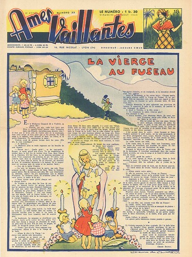 Ames Vaillantes 1943 - n°33 - 15 août 1943 - page 1