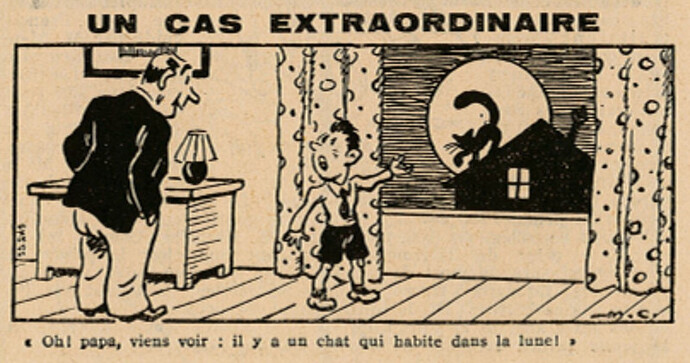 Almanach Pierrot 1937 - page 94 - Un cas extraordinaire