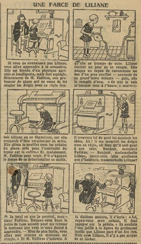 Fillette 1926 - n°966 - page 11 - Une farce de Liliane - 26 septembre 1926