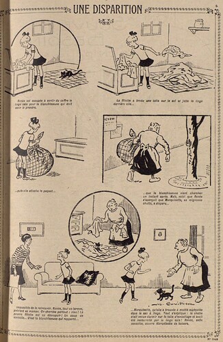 Lisette 1928 - n°348 - page 5 - Une disparition - 11 mars 1928
