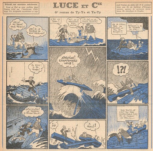 Ames Vaillantes 1938 - n°41 - page 8 - Lucie et Cie - 13 octobre 1938