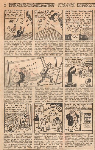 Cri-Cri 1936 - n°939 - Un hôtelier à la page - 24 septembre 1936 - page 2