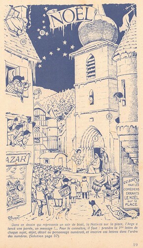 Almanach Farandole 1949 - page 19 - Noël de R. Bonnet