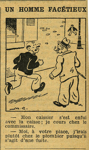 Cri-Cri 1935 - n°864 - page 4 - Un homme facétieux - 18 avril 1935
