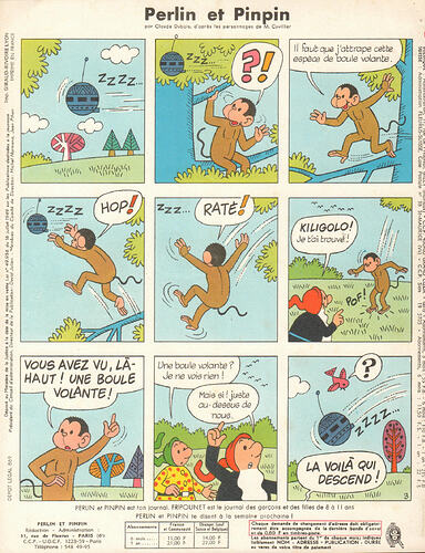Perlin et Pinpin n°24 du jeudi 15 juin 1967