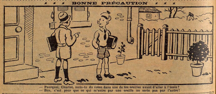 Lisette 1930 - n°40 - page 2 - Bonne précaution - 5 octobre 1930