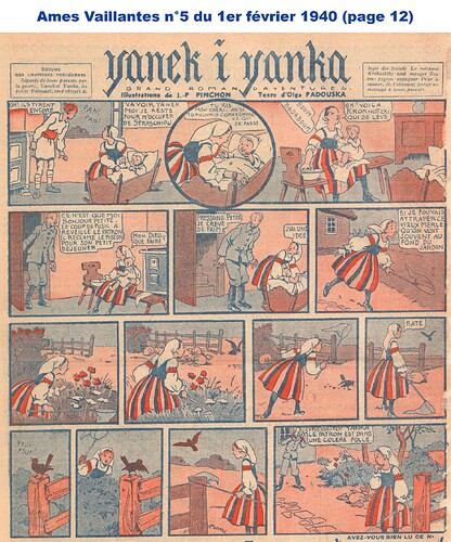 Ames Vaillantes 1940 - n°5 - 1er février 1940 - page 12 (cadré)
