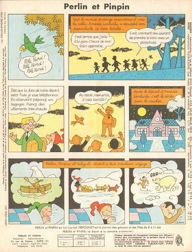Perlin et Pinpin n°35 du jeudi 1er sptembre 1966