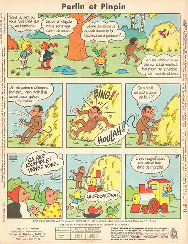 Perlin et Pinpin n°6 du jeudi 10 février 1966