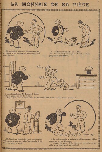 Pierrot 1929 - n°50 - page 5 - La monnaie de sa pièce - 15 décembre 1929