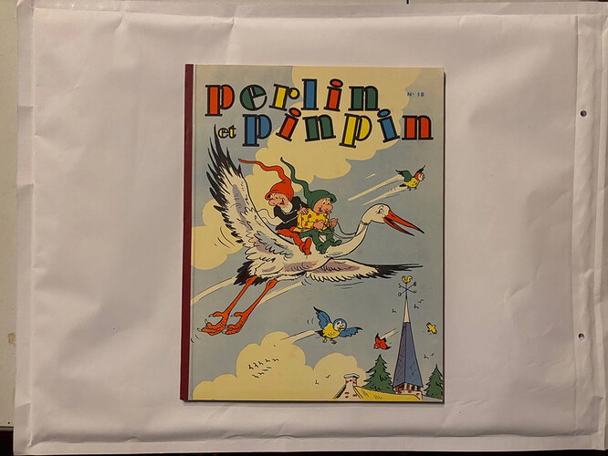 reliure Perlin et Pinpin 18 de 1959