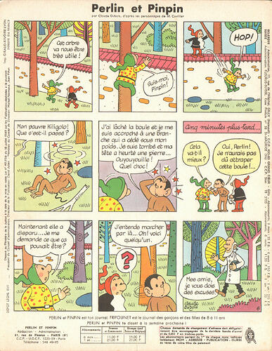 Perlin et Pinpin n°27 du jeudi 6 juillet 1967