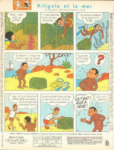 Perlin et Pinpin n°34 du jeudi 22 août 1968