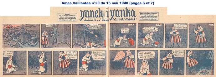 Ames Vaillantes 1940 - n°20 - 16 mai 1940 - pages 6 et 7 (cadré)