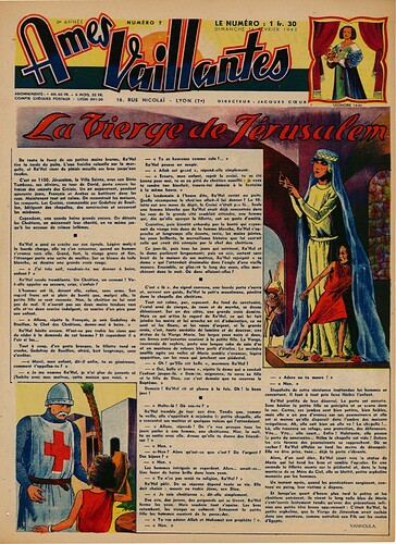 Ames Vaillantes 1943 - n°7 - 14 février 1943 - page 1