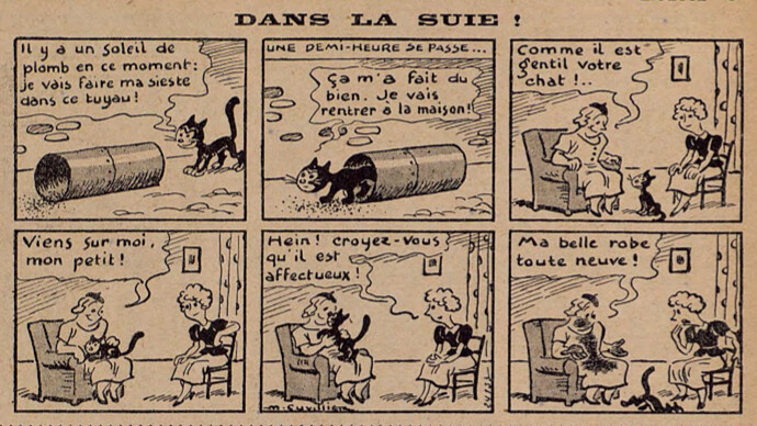 Lisette 1937 - n°40 - page 14 - Dans la suie ! - 3 octobre 1937