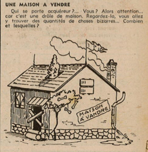 Coeurs Vaillants-Ames Vaillantes 1942 - 9 - n°17 - Maison à vendre - 26 avril 1942