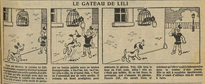 Fillette 1931 - n°1210 - page 11 - Le gateau de LILI - 31 mai 1931