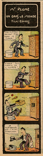 Pierrot 1936 - n°11 - page 5 - Mr PLUME va dans le monde - Film Express - 15 mars 1936