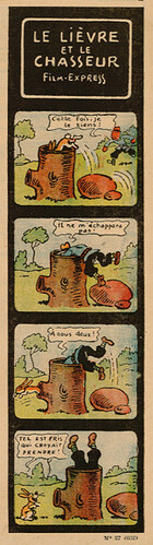 Pierrot 1937 - n°27 - page 5 - Le lièvre et le chasseur - Film Express - 4 juillet 1937