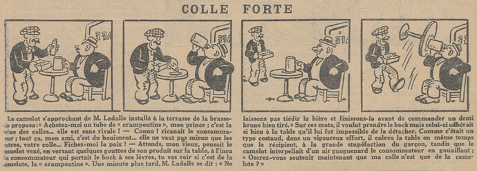 L'Epatant 1931 - n°1197 - page 12 - Colle forte - 9 juillet 1931
