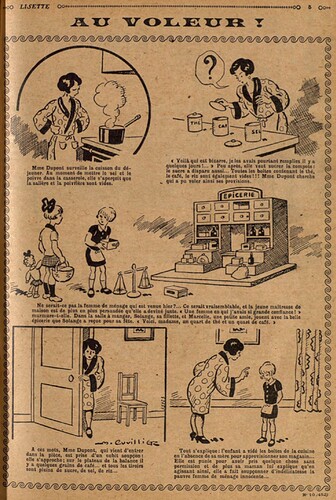 Lisette 1930 - n°10 - page 5 - Au voleur ! - 9 mars 1930
