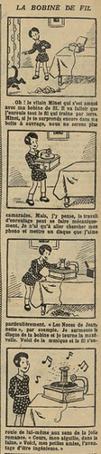 Fillette 1931 - n°1235 - page 4 - La bobine de fil - 22 novembre 1931