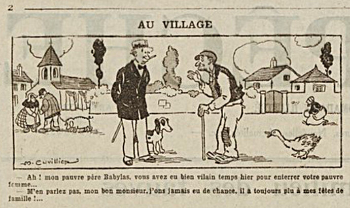 La dépèche du Berry - 1922 - n°27 - page 2 - Au village - 30 juillet 1922