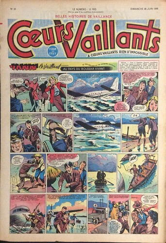 Coeurs Vaillants 1949 - n°26 - 26 juin 1949 - page 1