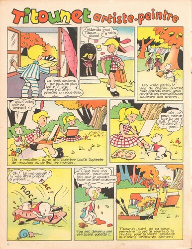 Titounet et Titounette - n°1 - Dans la forêt d'Automne - 3e trim 1958 - page 8